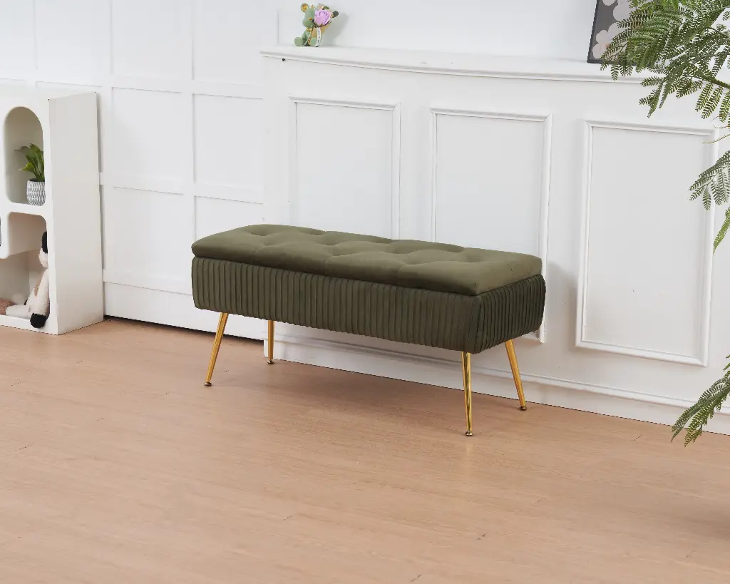 Banquette coffre "Gloria" olive