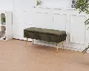 Banquette coffre "Gloria" olive