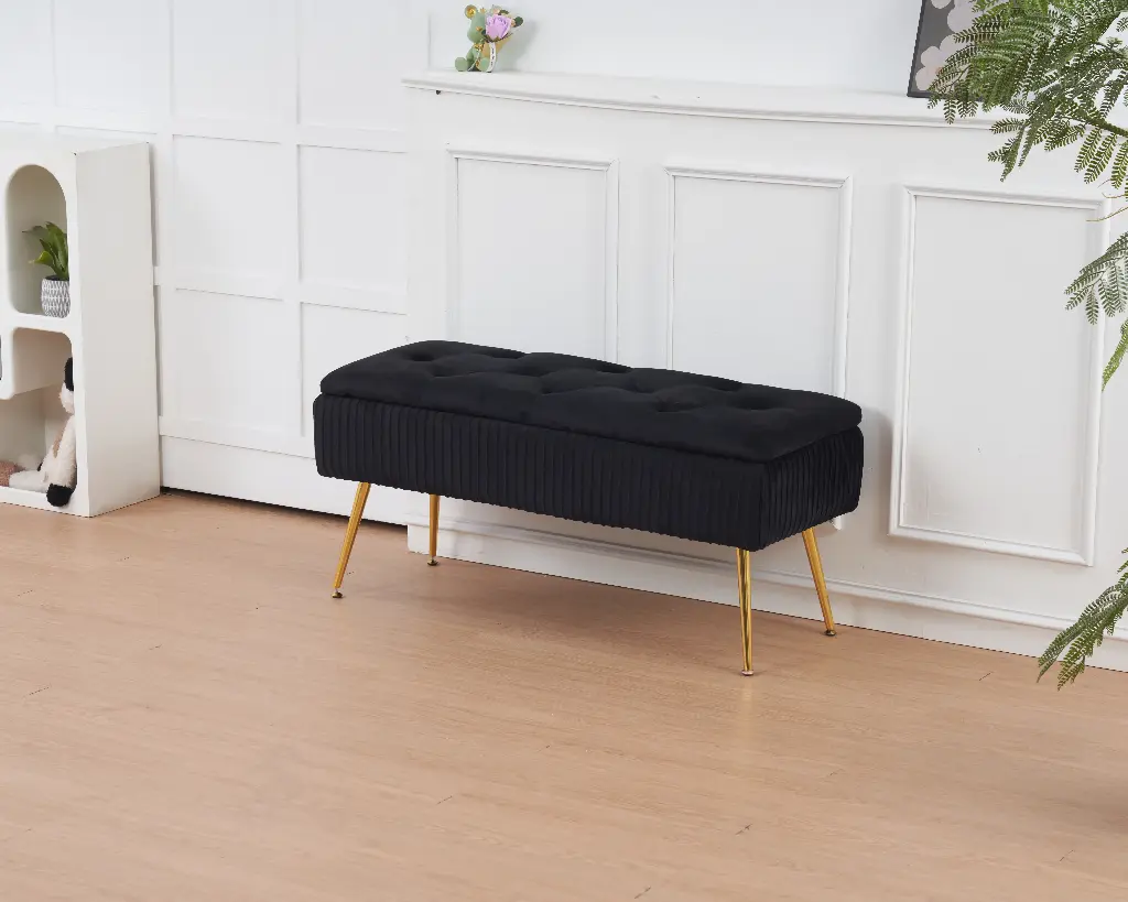 Banquette coffre "Gloria" noir