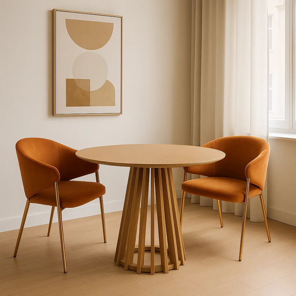 Lot de 2 chaises de salle à manger Letizia - Rouille