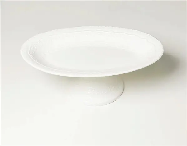 Plateau à fruits oval blanc- 5022