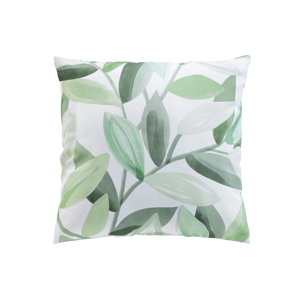 Coussin dehoussable compresse 45 x 45 cm polyester imprime eleonore