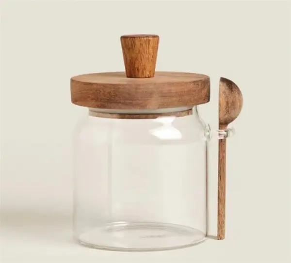 Bocal de conservation avec cuillère - 349