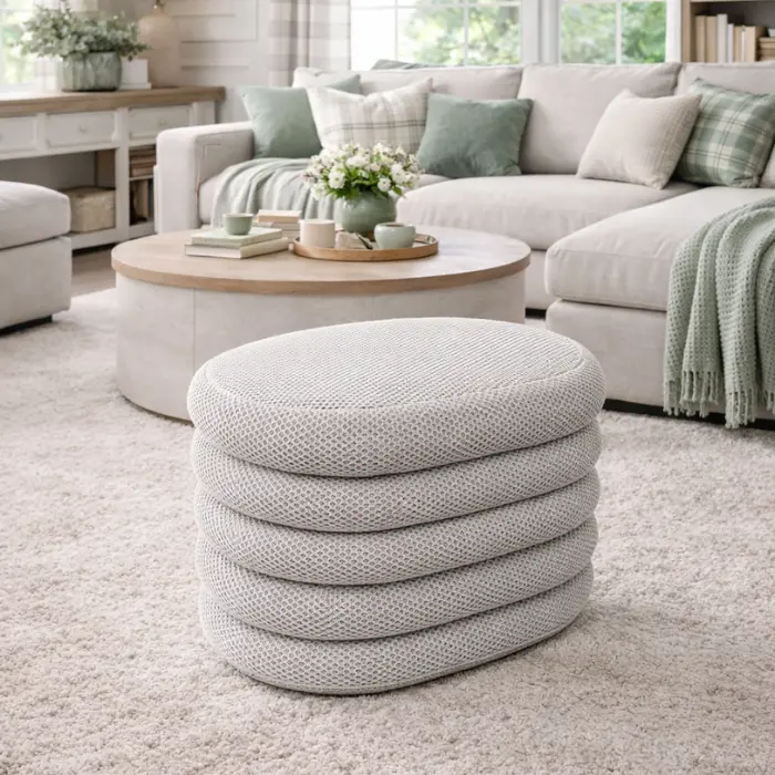Pouf Beige -'Calypso'