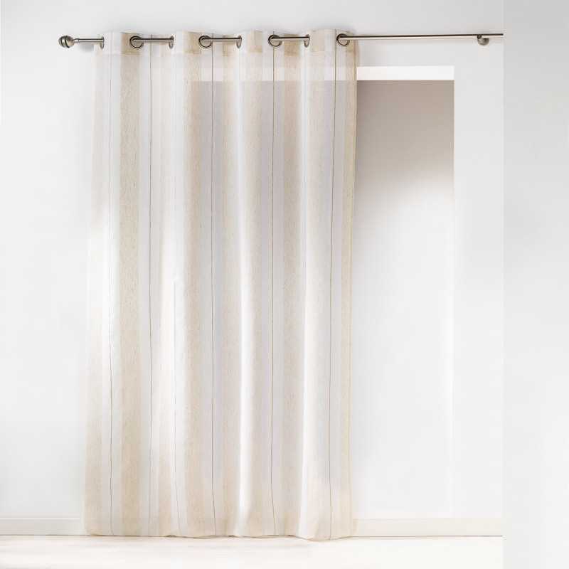 Panneau a oeillets 140 x 240 cm tisse naturel helios lin