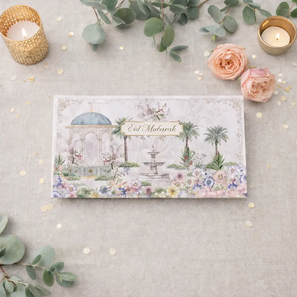 Lot de 10 enveloppe 8*16 cm - "JANNAH"