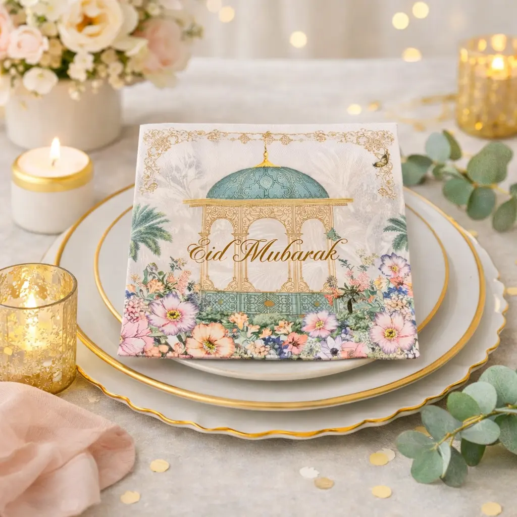 Lot de 20 serviette 33*33 cm - "JANNAH"