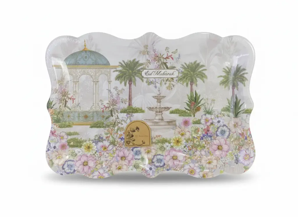 Lot de 10 assiettes 33*23 cm - "JANNAH"
