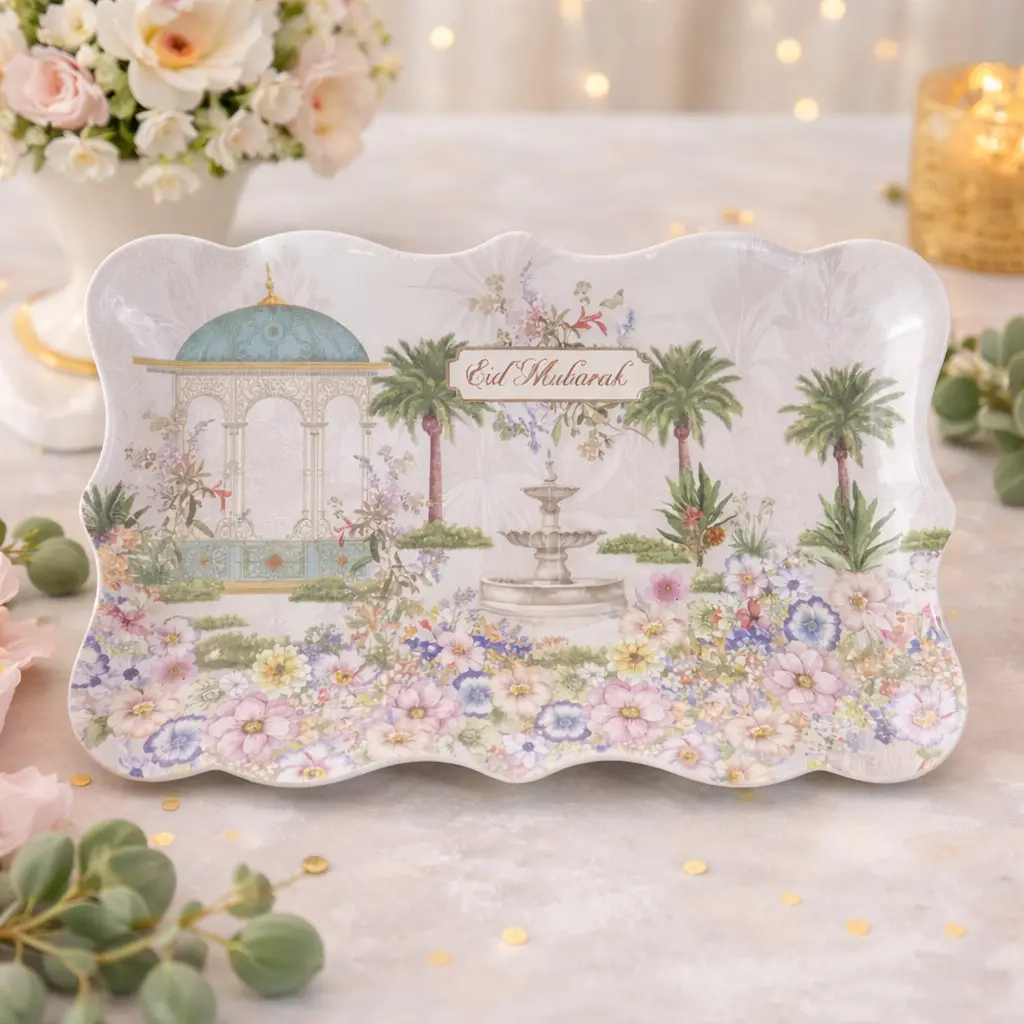 Lot de 10 assiettes 33*23 cm - "JANNAH"