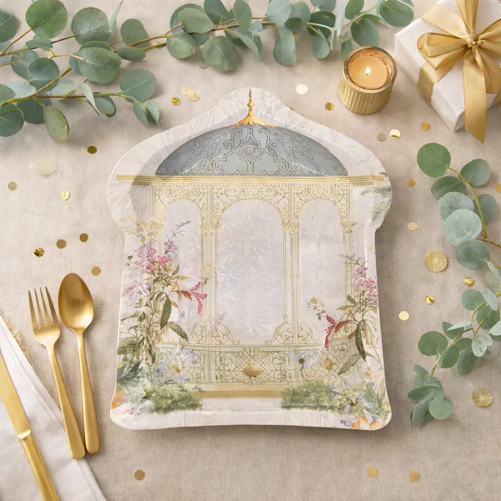 Lot de 10 assiettes 18*13.5 cm - "JANNAH"