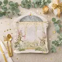 Lot de 10 assiettes 18*13.5 cm - "JANNAH"