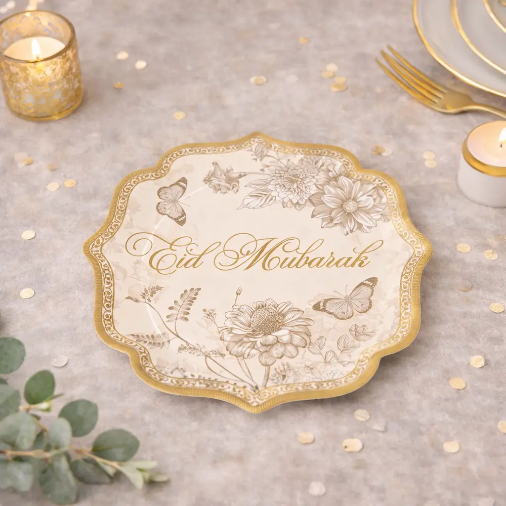 Lot de 10 assiettes Ø18 cm - "NAHIM"