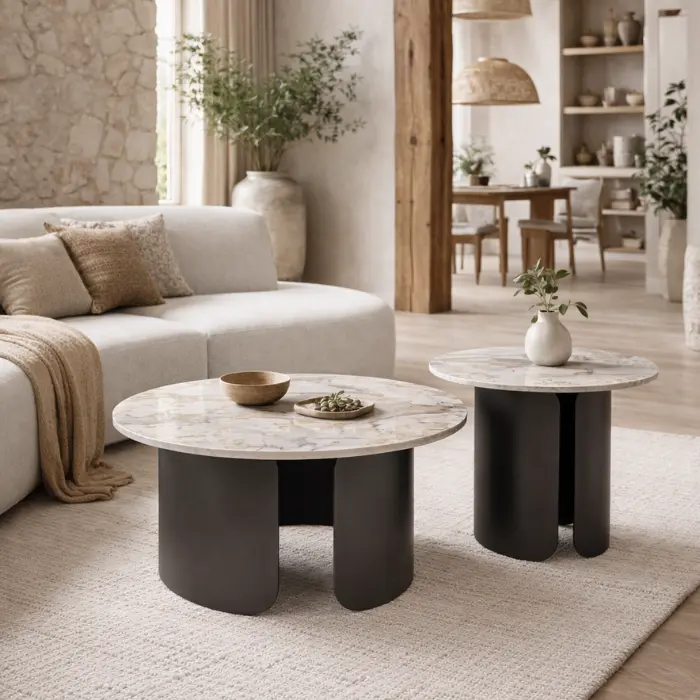 Ensemble de 2 tables basse - "SOPHIE"