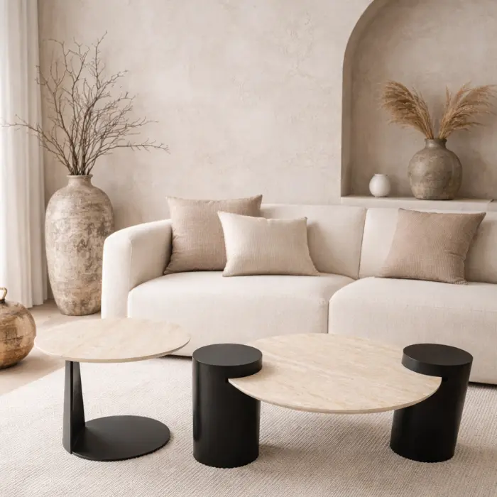 Ensemble de 2 tables basses - "SLOANE"