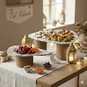 Lot de 2 supports apperitifs acrylique - "ANYA"