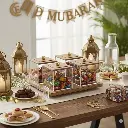 Ensemble Bonboniere acrylique x4 support simi  