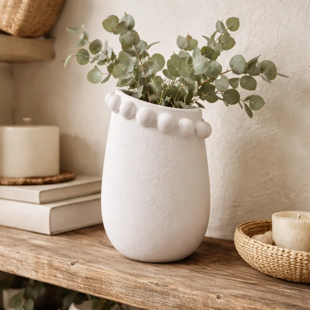 Vase céramique 14 x 13 x 25 cm - "ALARA"