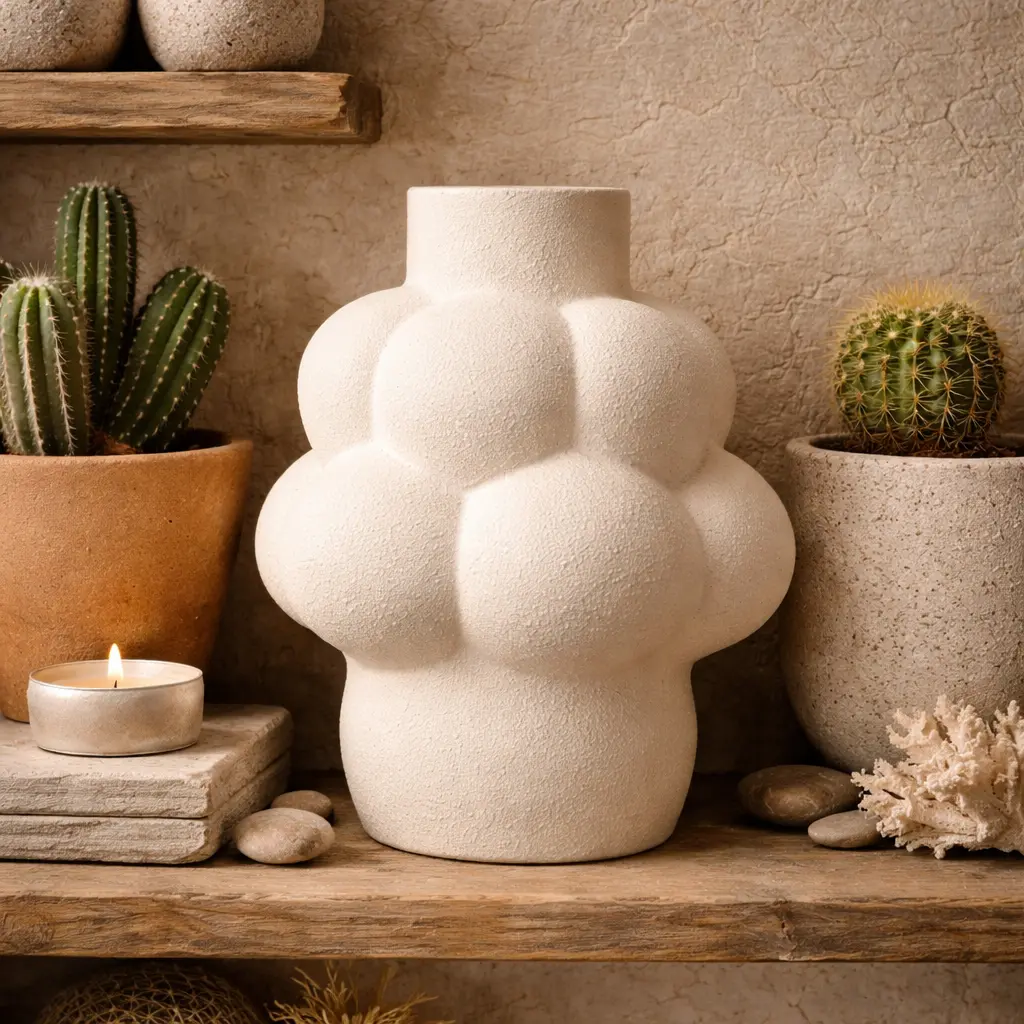 Vase céramique 18.5*19*25.6 cm - "AMANDA"