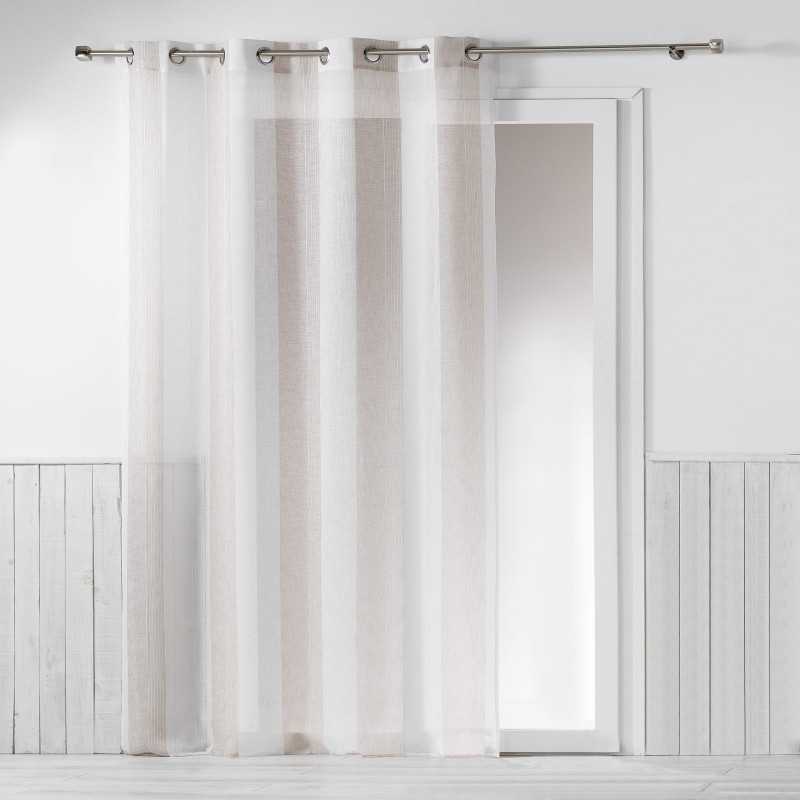 Panneau a oeillets 140 x 240 cm tisse naturel alia lin