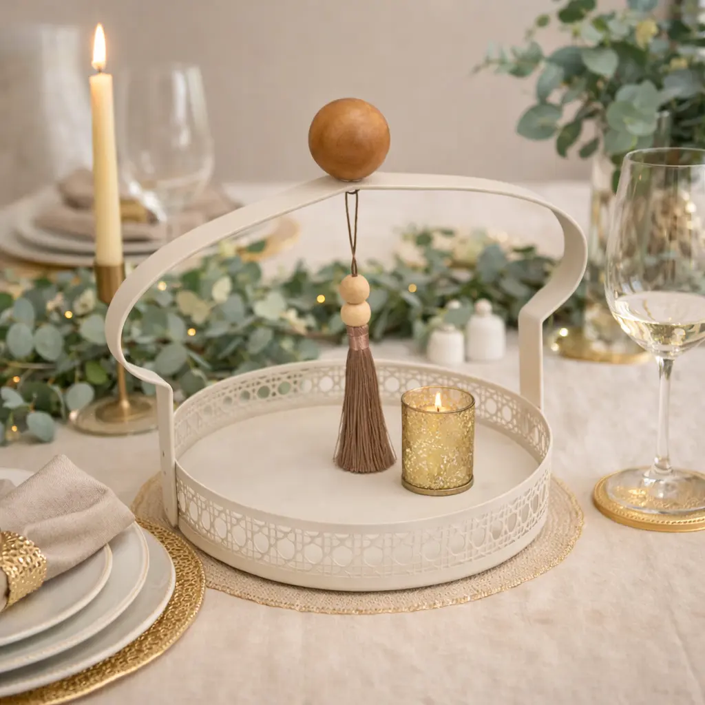 presentoir forme minaret cannage 25*20*22
