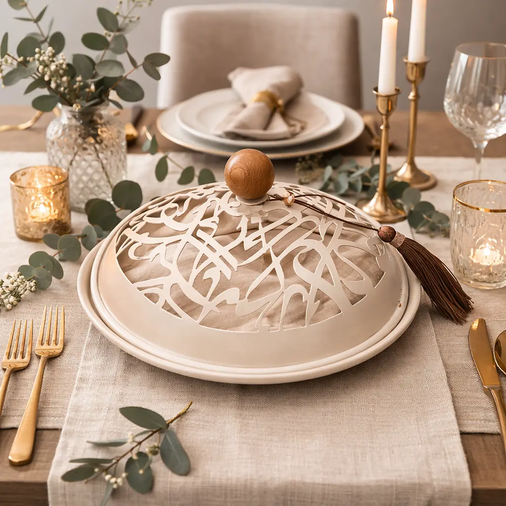 presentoir a cloche metal arabic Φ26*13