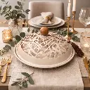 presentoir a cloche metal arabic Φ26*13