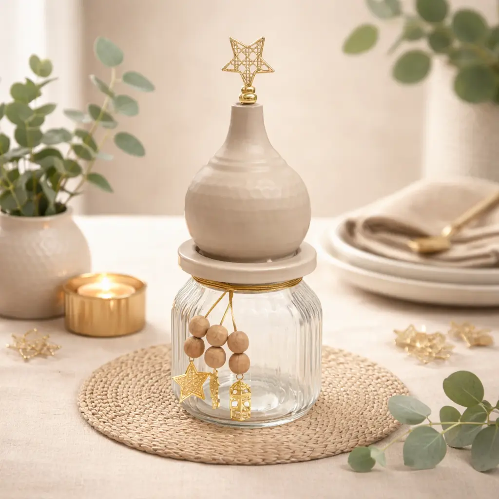 bocal a dome martelé 11*11*25 