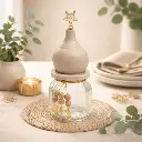 bocal a dome martelé 11*11*25 