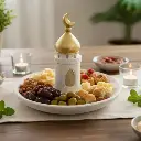 coupelle apperitif avec minaret 19.5*19.5*16