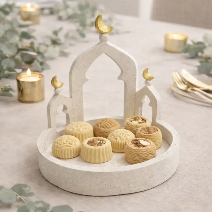 plateau apperitif mosquee 19.5*17.5*20