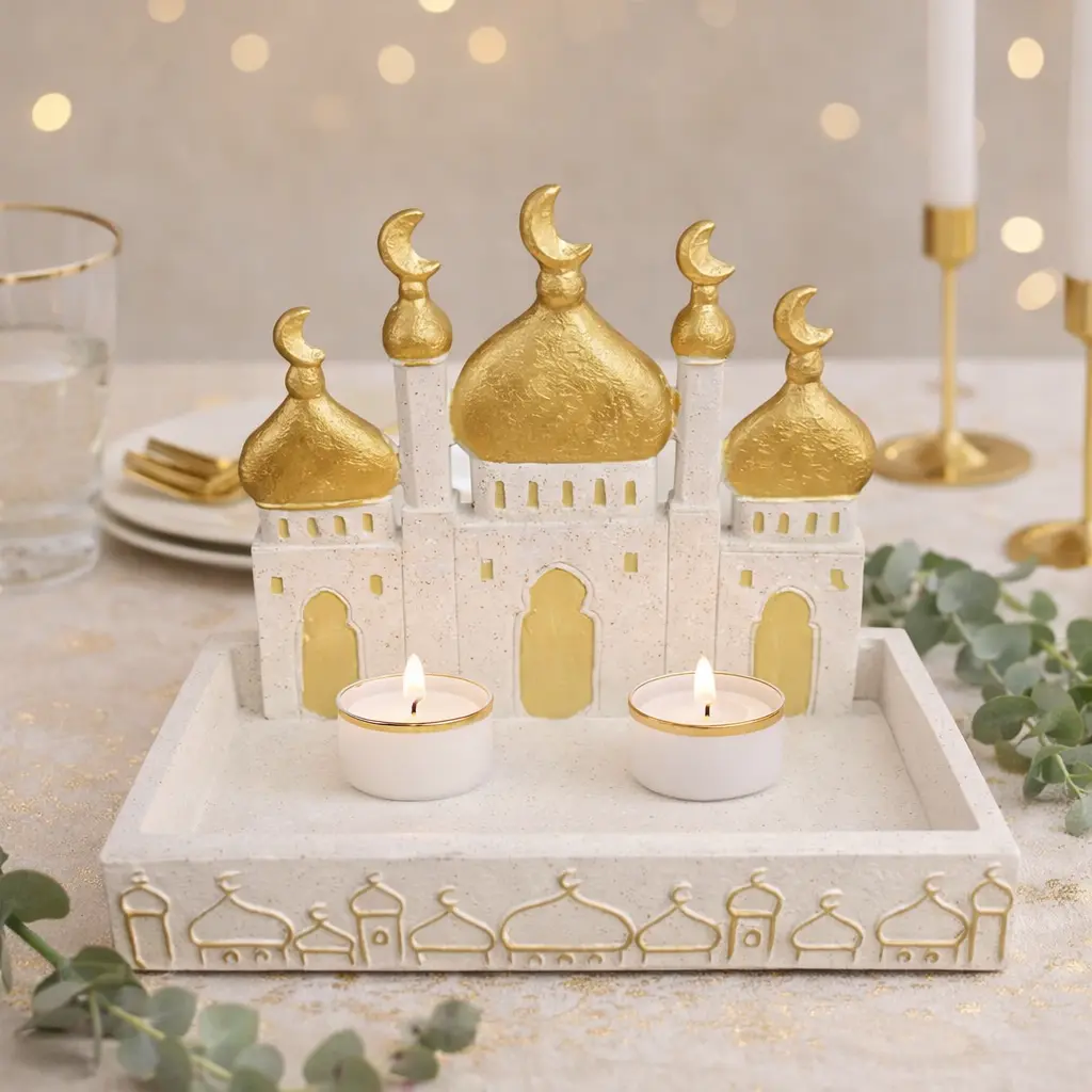 plateau resine avec mosquee 25*1420 