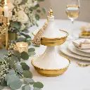 Tajine deco a pompom 16*16*28cm - Andalus