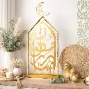 Deco arabic avec lune or + led 42*10*96cm - Anissa