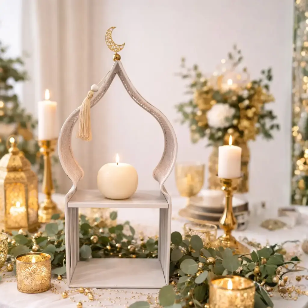 Support apperitif minaret khaki 14*10*44cm - Nadya