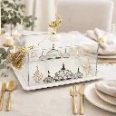 Plateau a cloche orientale  24.5*17.5*19.5cm - Noria