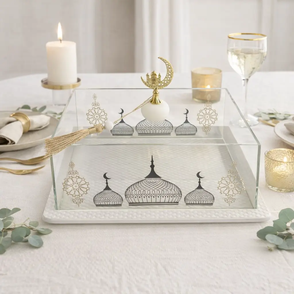 Plateau a cloche orientale 32*23*19.5cm - Noria