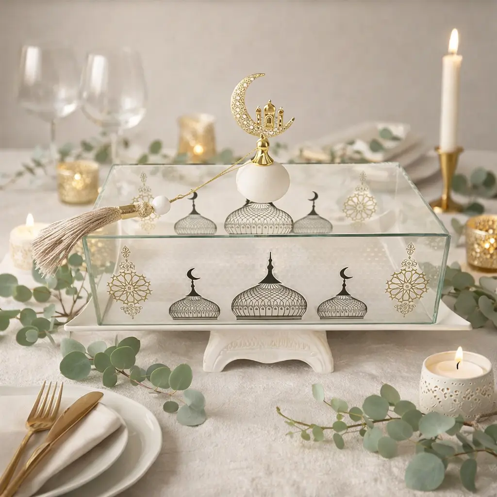 Support apperitif sur pied  cloche orientale 27*13*23.5cm - Assia