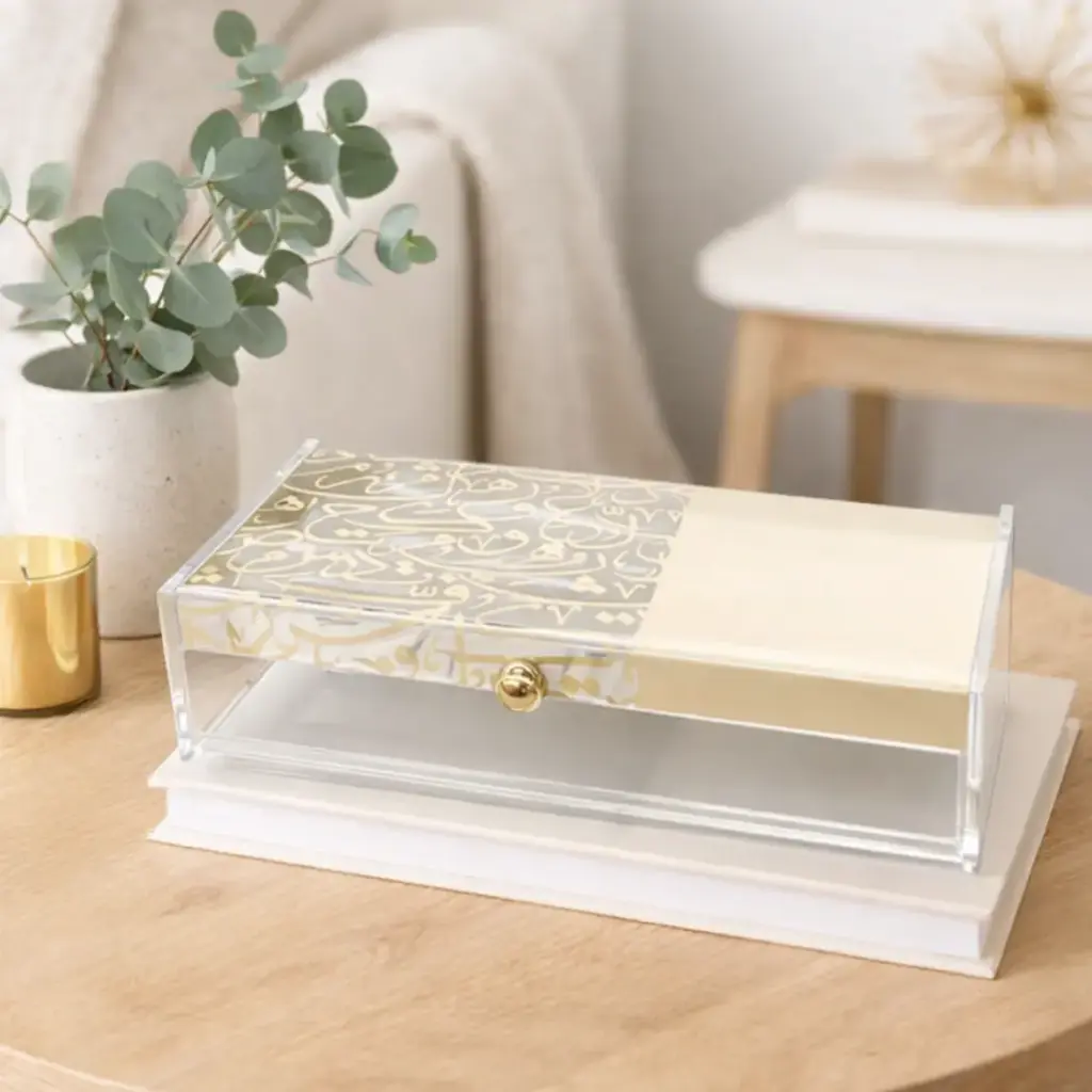 Boite acrylique arabic 34*20*7  - Khadija