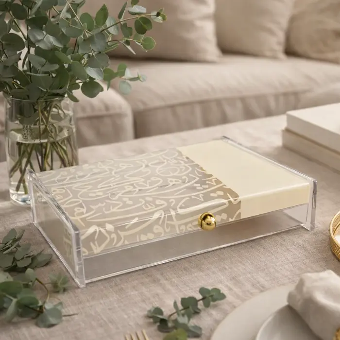 Boite acrylique arabic 30*17*7 - Khadija