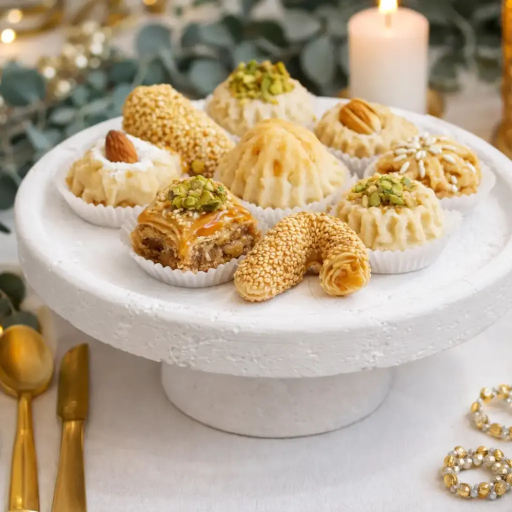 Plateau sur pied effet pierre 15cm - Yaren