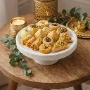 Plateau sur pied effet pierre 20cm - Yaren