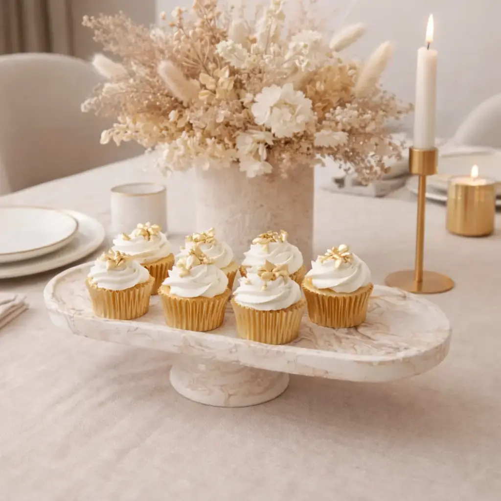 Serviteur effet travertin 30cm*13 - Auren