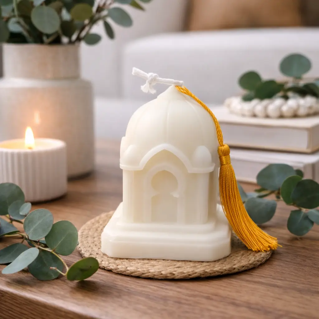 Bougie Eid mosquee 6.5*6.5*8CM
