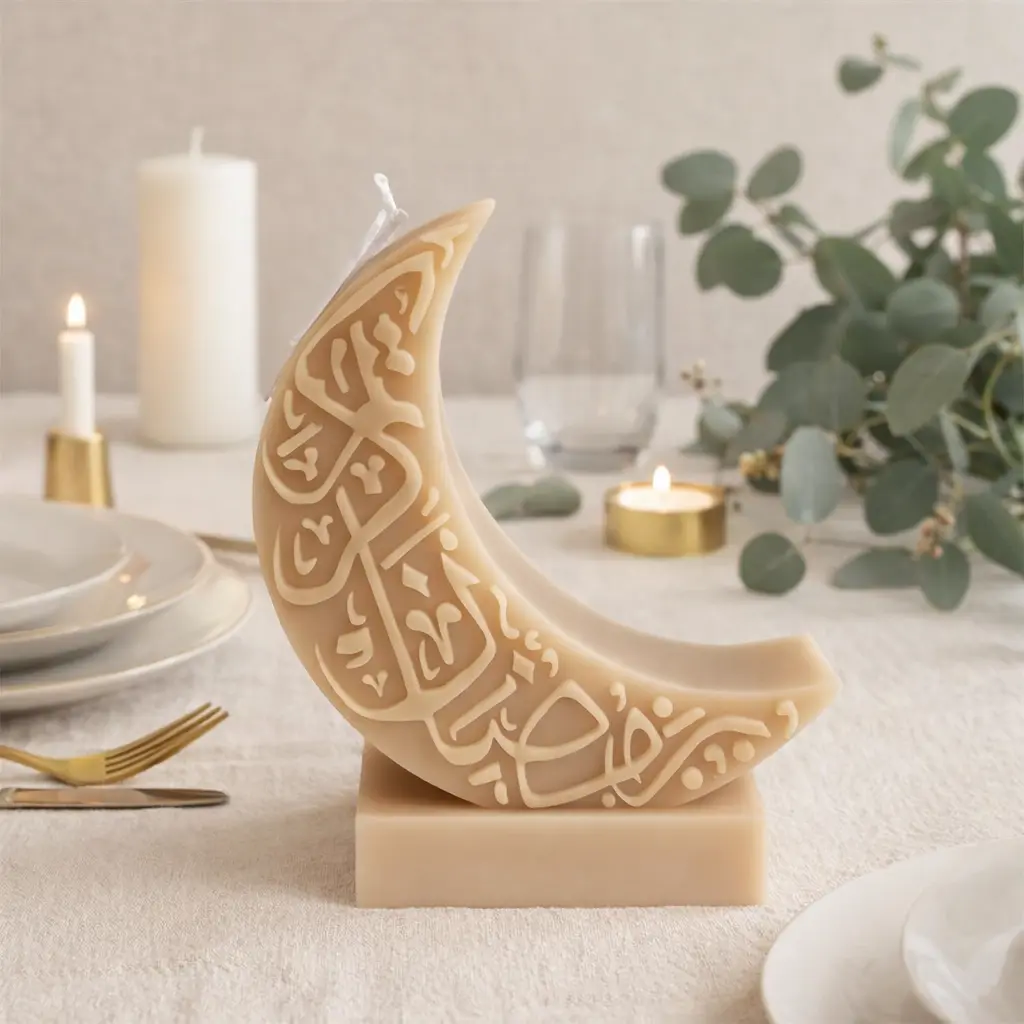 bougie lune arabic 12*14*3.5CM