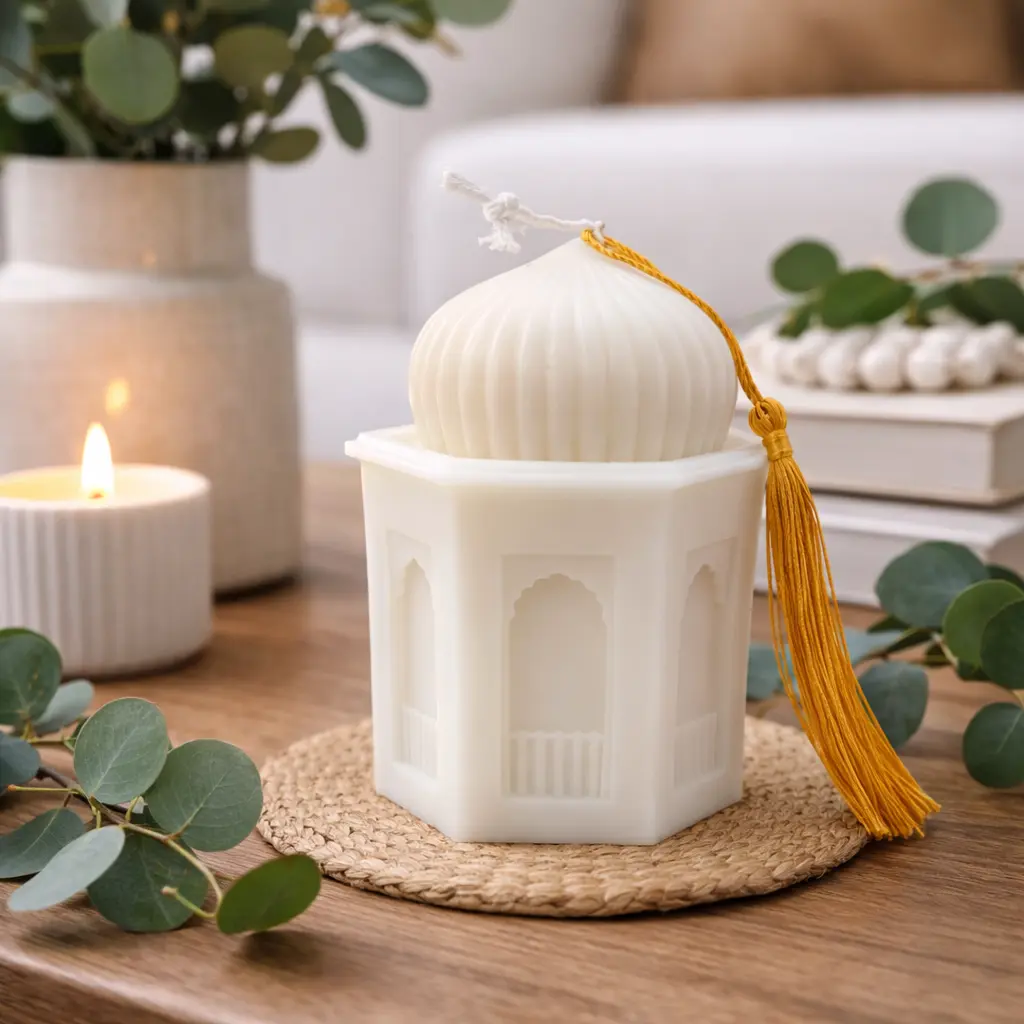 bougie Eid minaret  7*7*9CM