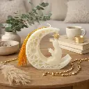 bougie Eid lune 9.2*9*2.5CM 