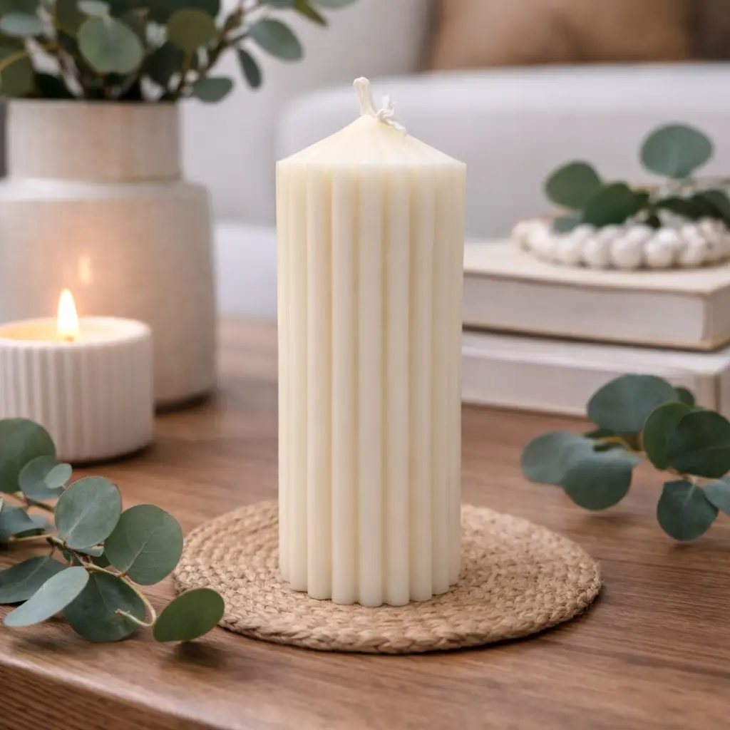 Bougie  pillar strille 6.5*6.5*20cm 620g