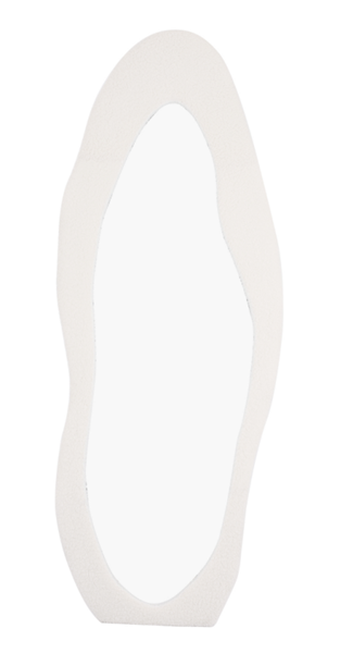 Miroir sur pied vague BOUCLETTE