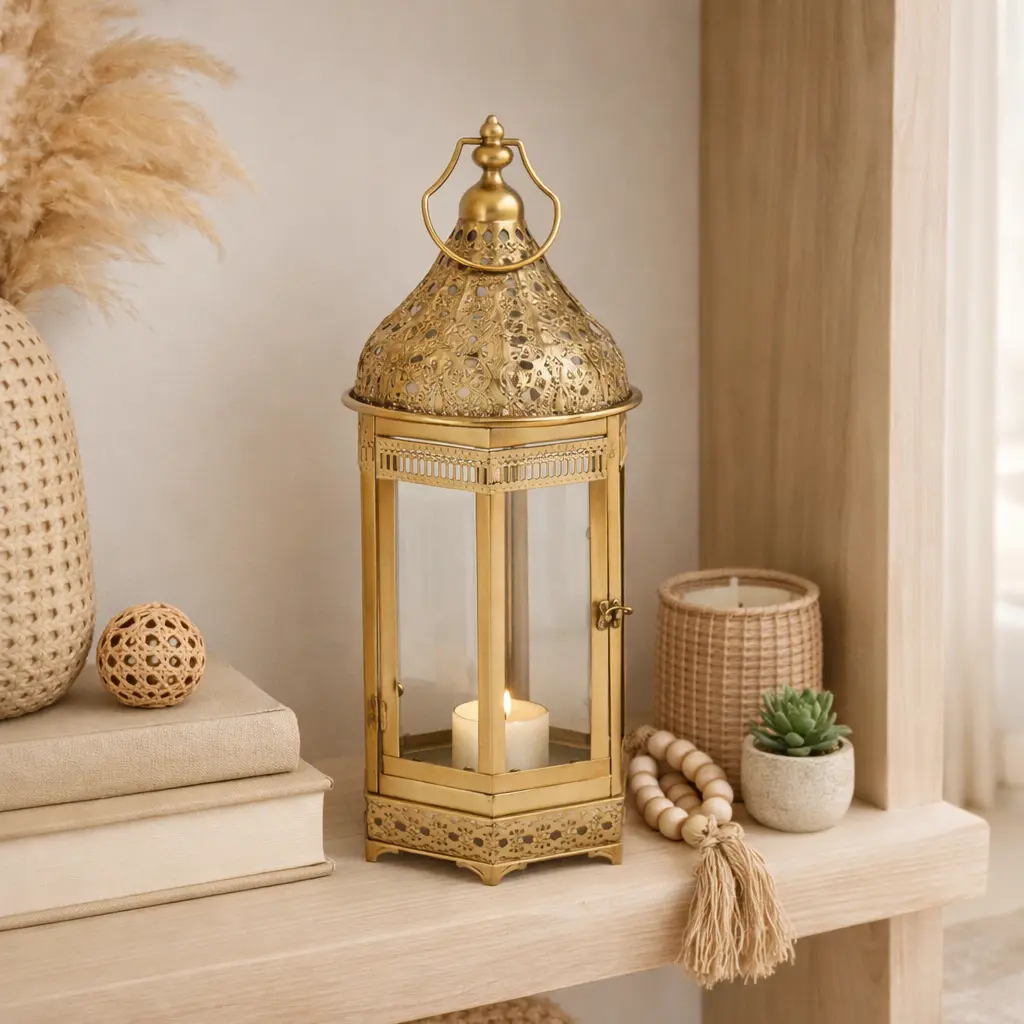 Petite lanterne or