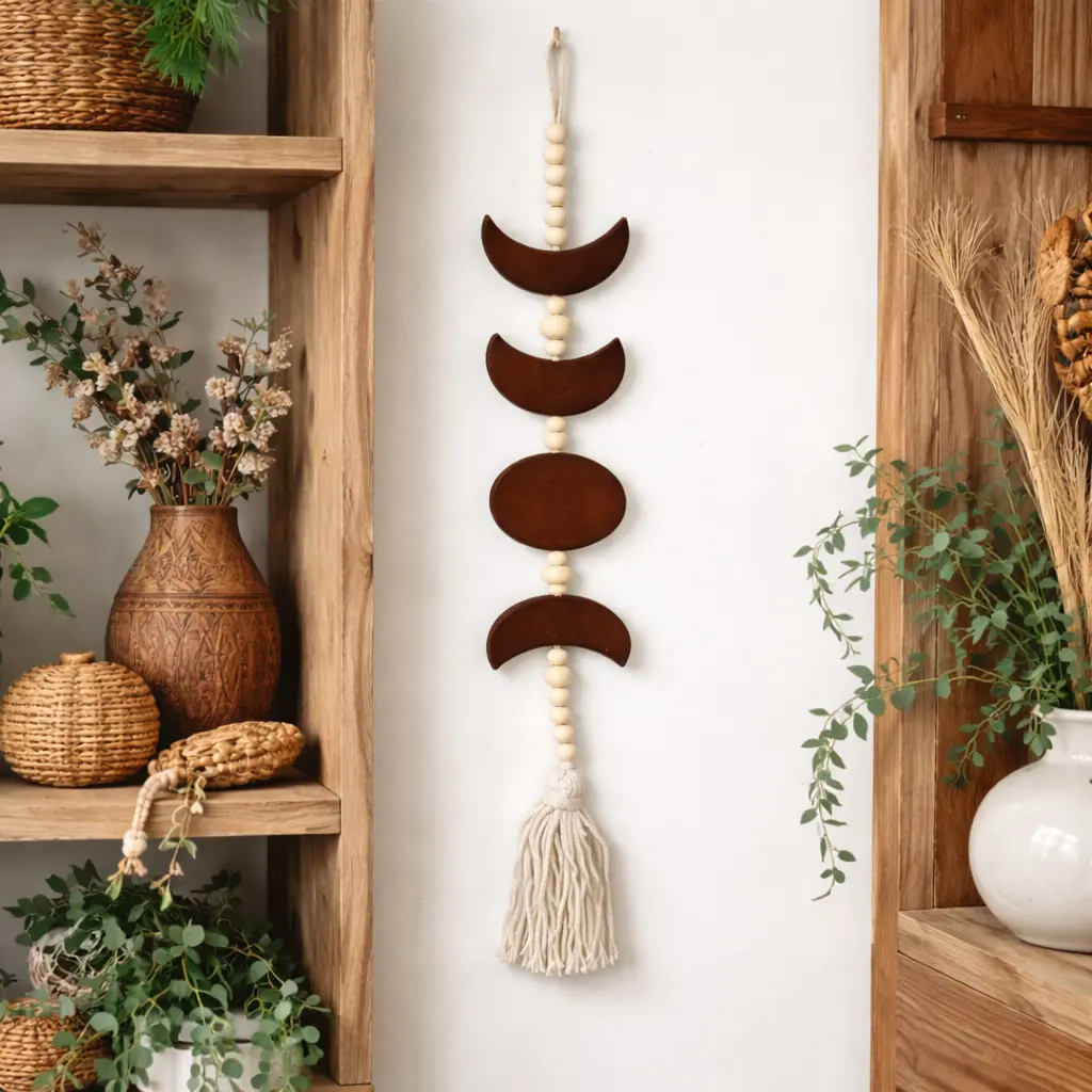 susp phase lune à pompom